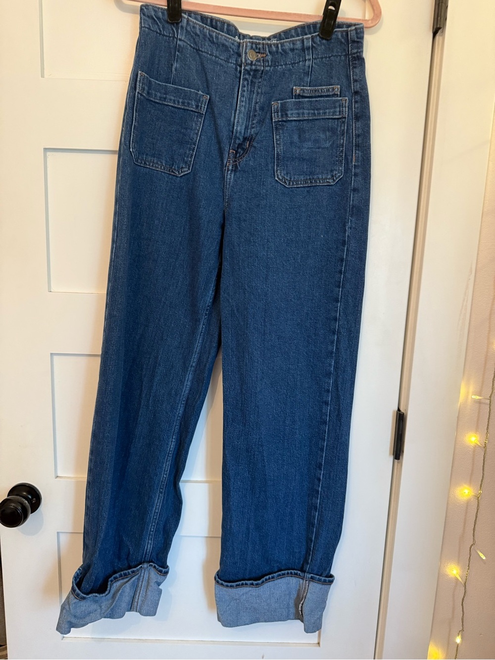 Old Navy extra high rise wide leg